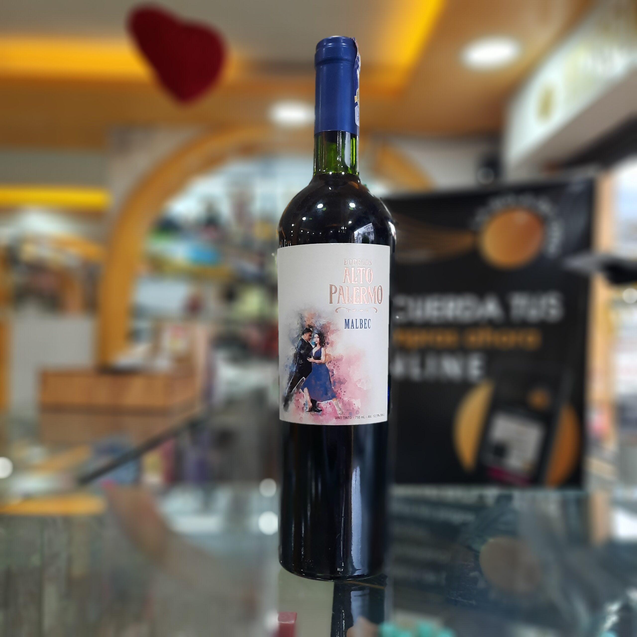 ALTO PALERMO MALBEC ARGENTINO 750ML LA BOLA DE ORO QUITO