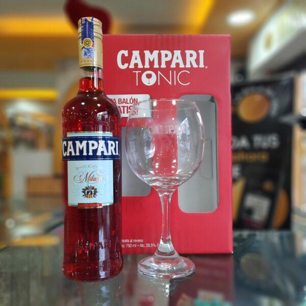 CAMPARI BAJATIVO ITALIANO 750ML LA BOLA DE ORO QUITO