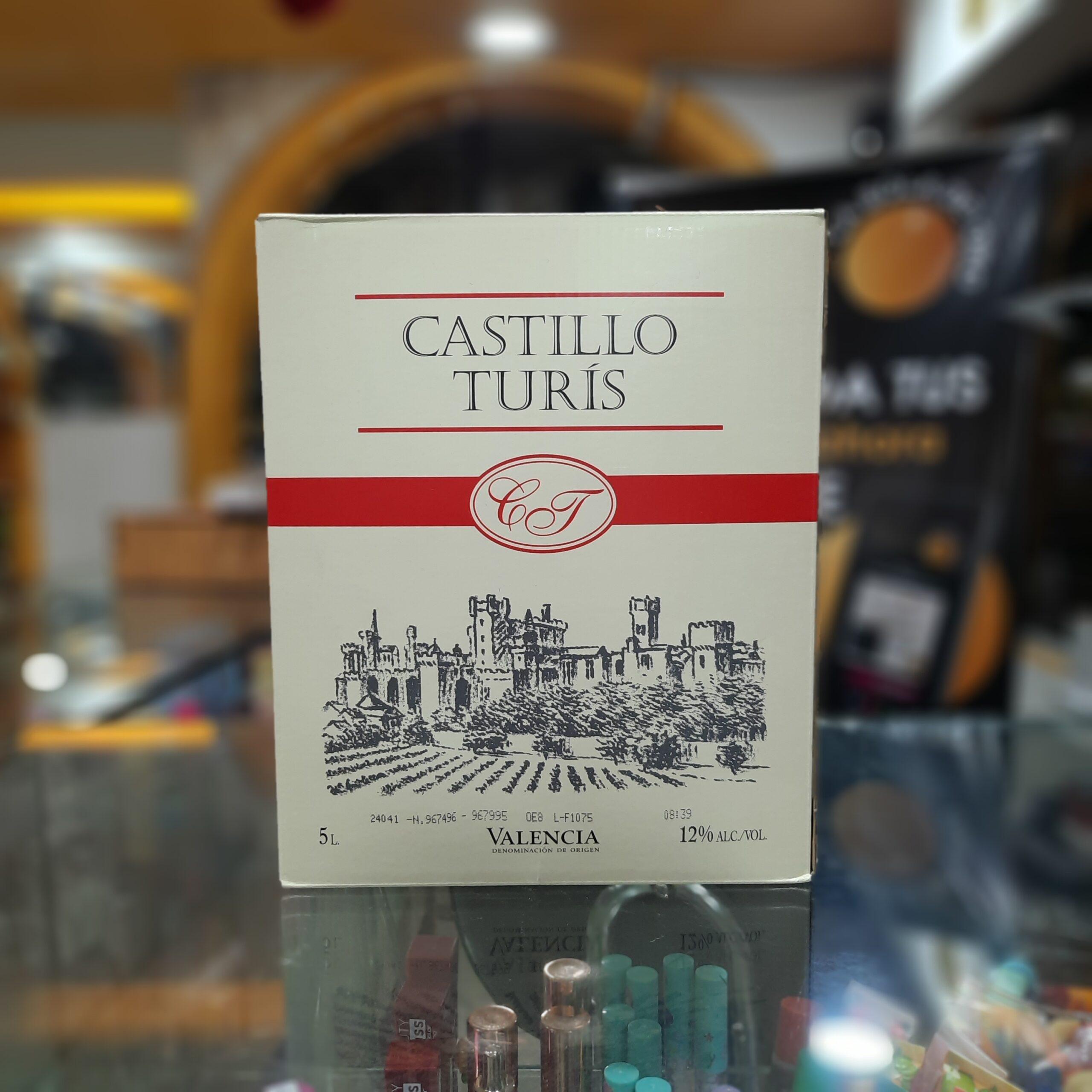 CASTILLO TURIS VINO TINTO ESPAÑOL 5LT LA BOLA DE ORO QUITO