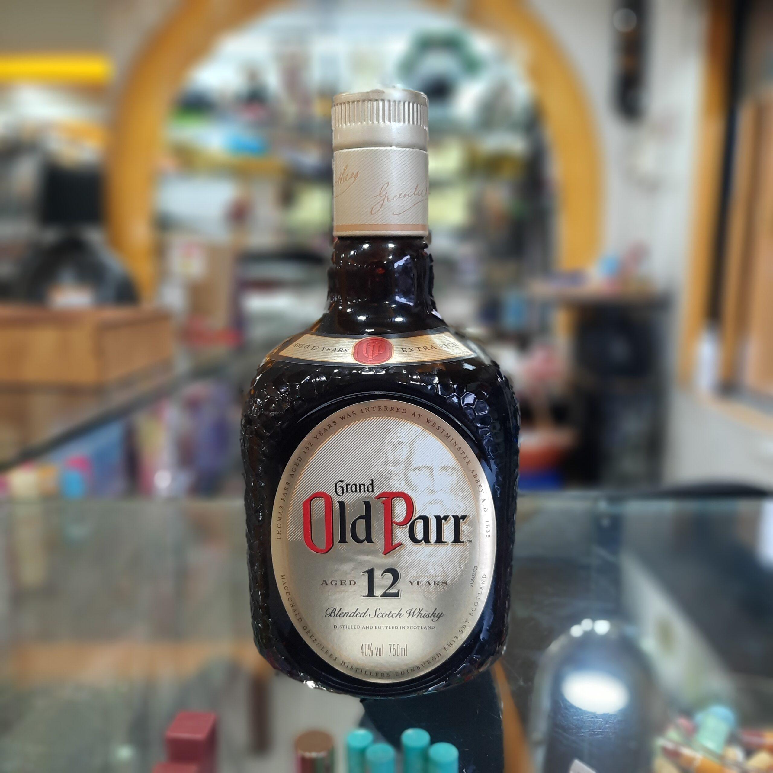 OLD PARR 12 AÑOS LA BOLA DE ORO QUITO