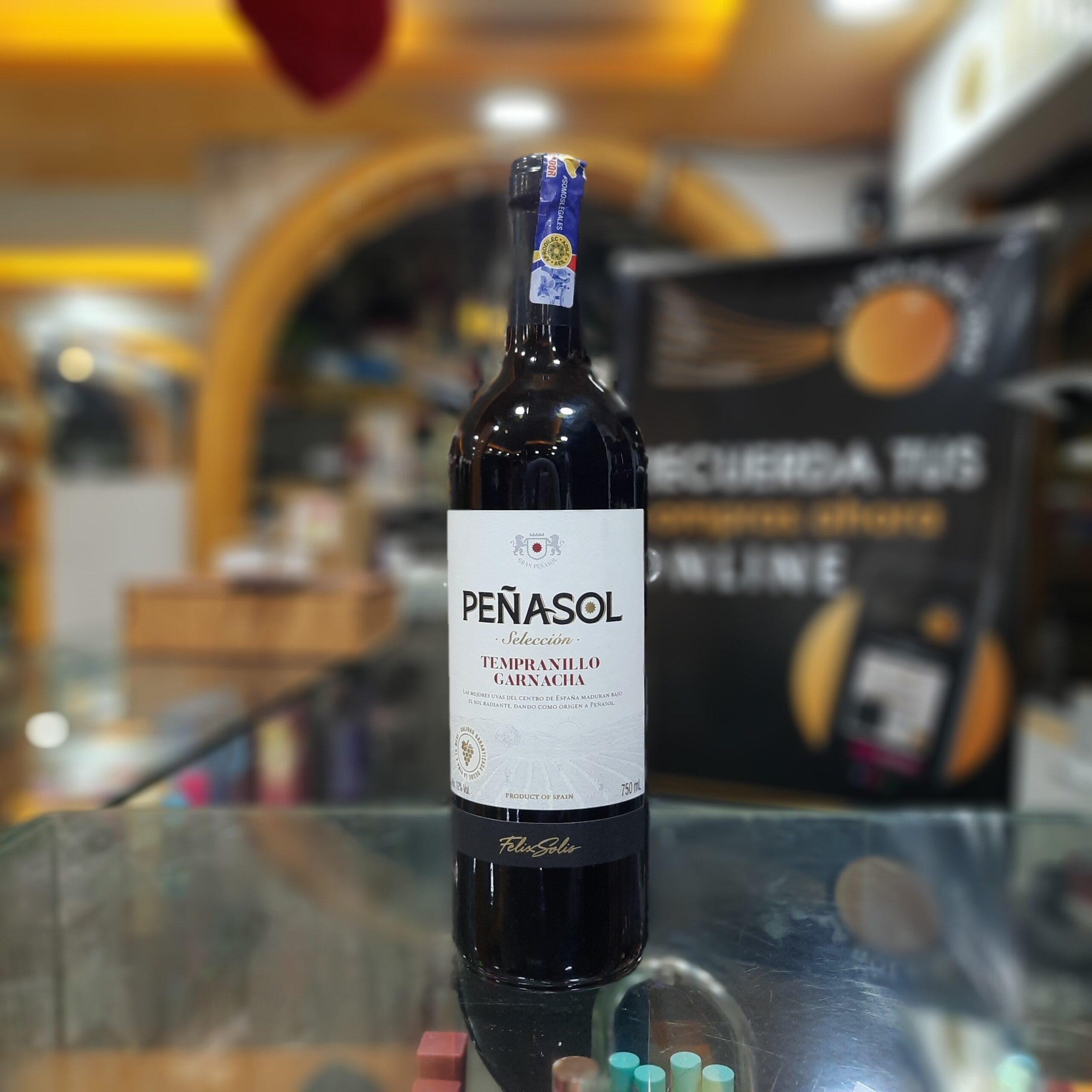 PEÑASOL TEMPRANILLO GARNACHA VINO ESPAÑOL 750ML LA BOLA DE ORO QUITO