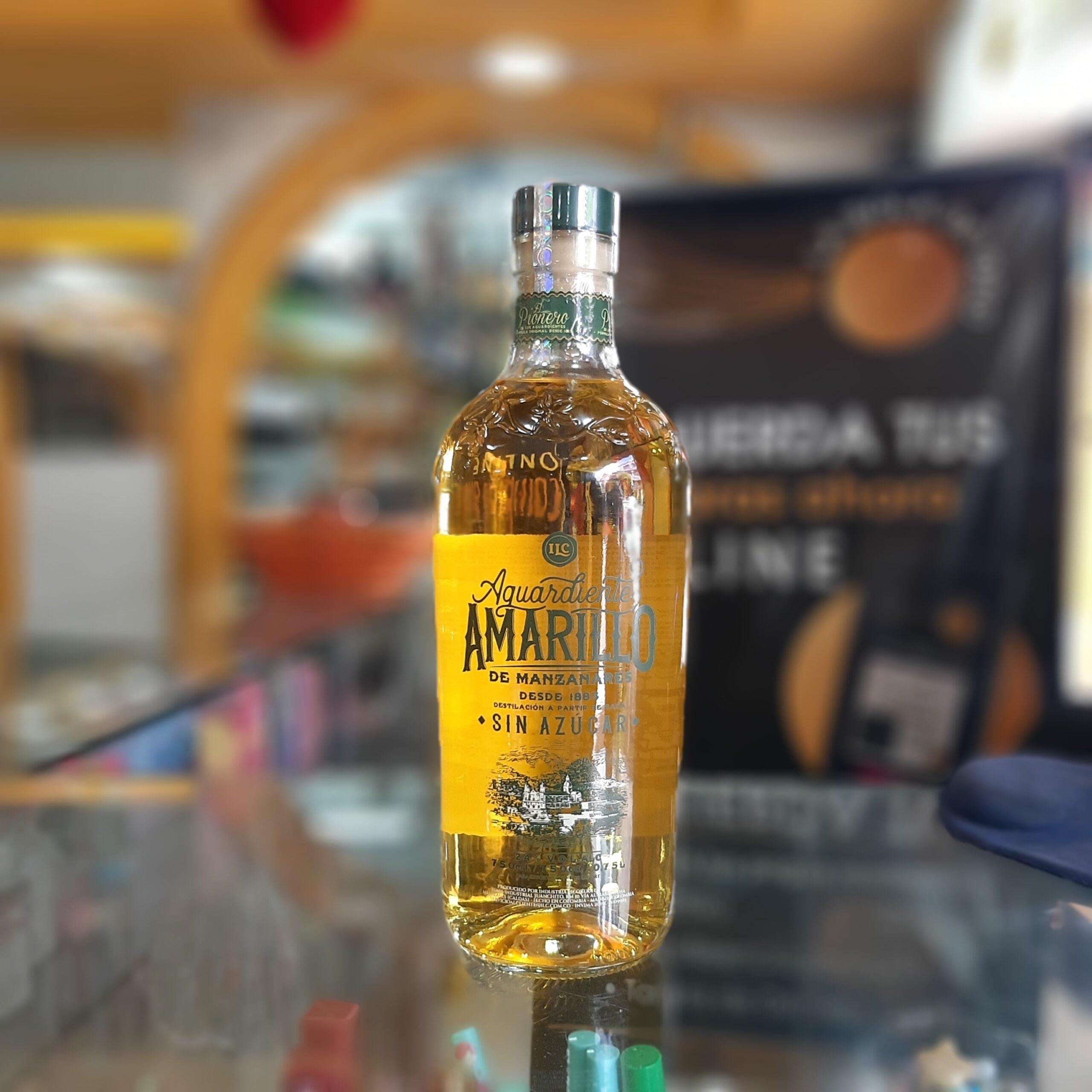 AGUARDIENTE AMARILLO 750ML LA BOLA DE ORO QUITO