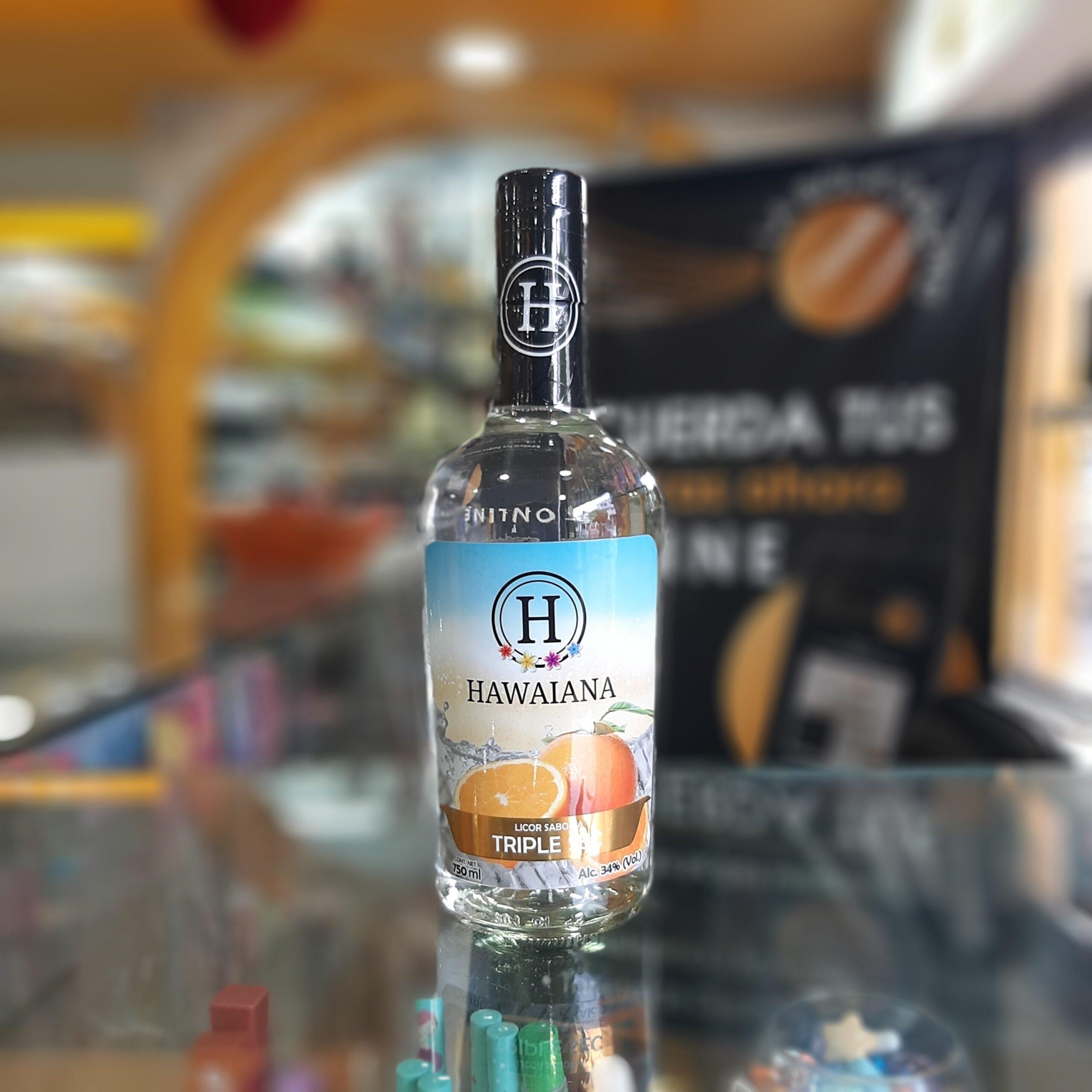 HAWAIANA TRIPLE SEC 750ML LA BOLA DE ORO QUITO