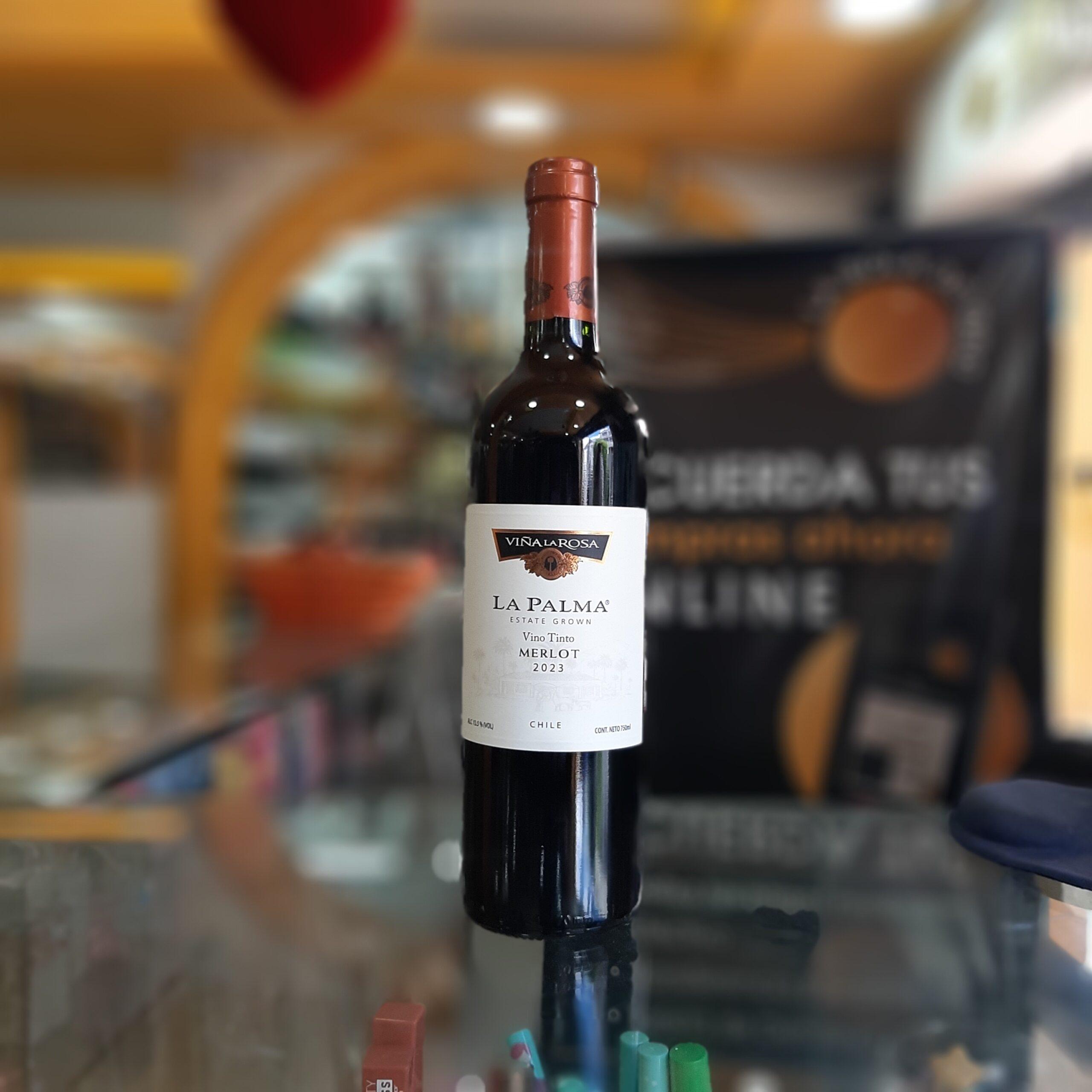 LA PALMA MERLOT VINO CHILENO 750 ML LA BOLA DE ORO QUITO